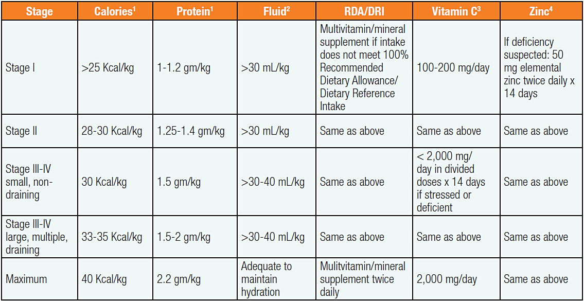 Wound Care Nutrition Guide