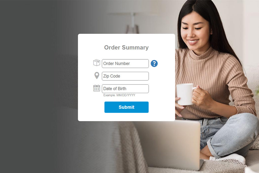 online order summary