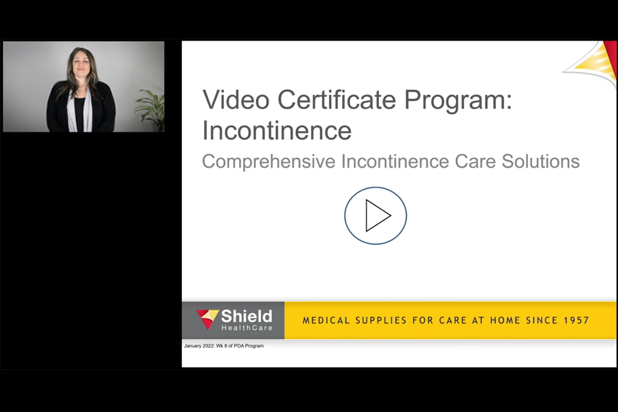 Incontinence Video Certificate Program