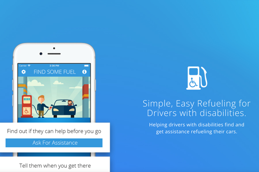 Fuel Service App for Drivers with Disabilities