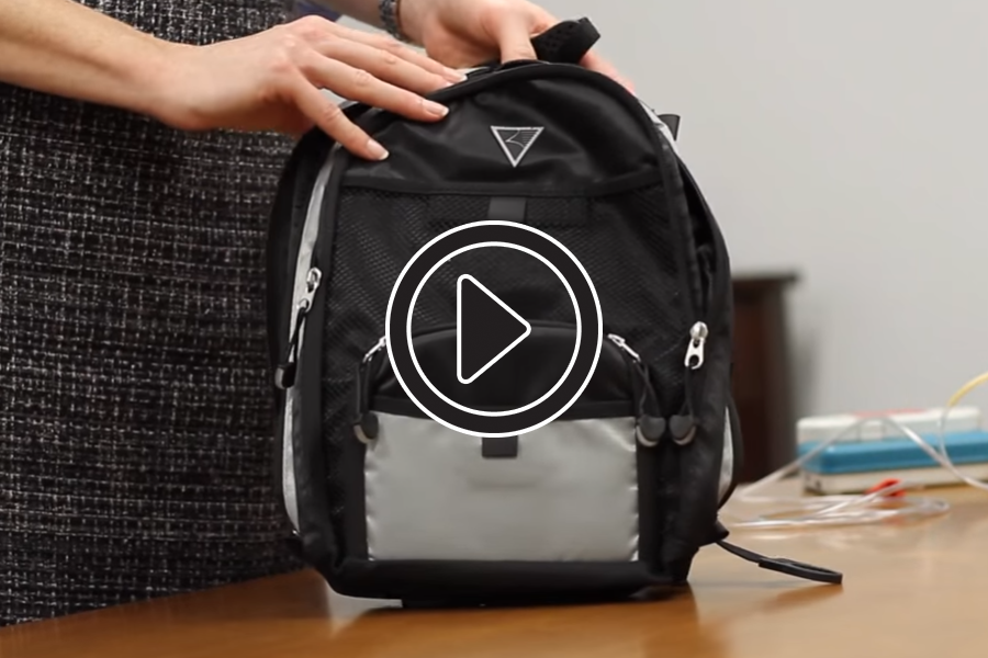 How to Use a Feeding Pump Backpack: Video