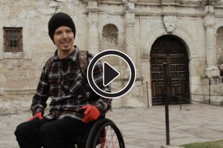 using a wheelchair in San Antonio