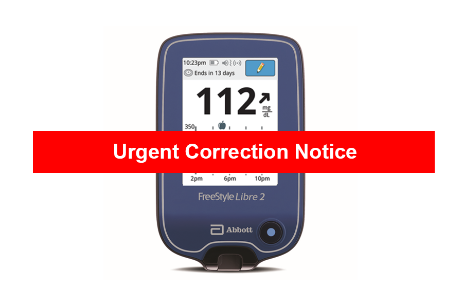 Voluntary Urgent Medical Device Correction Notice for FreeStyle Libre