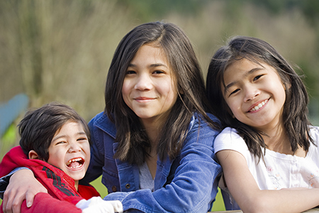 Sisters With Disabled Brother